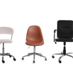 Viele verschiedene Varianten von Bürostühlen